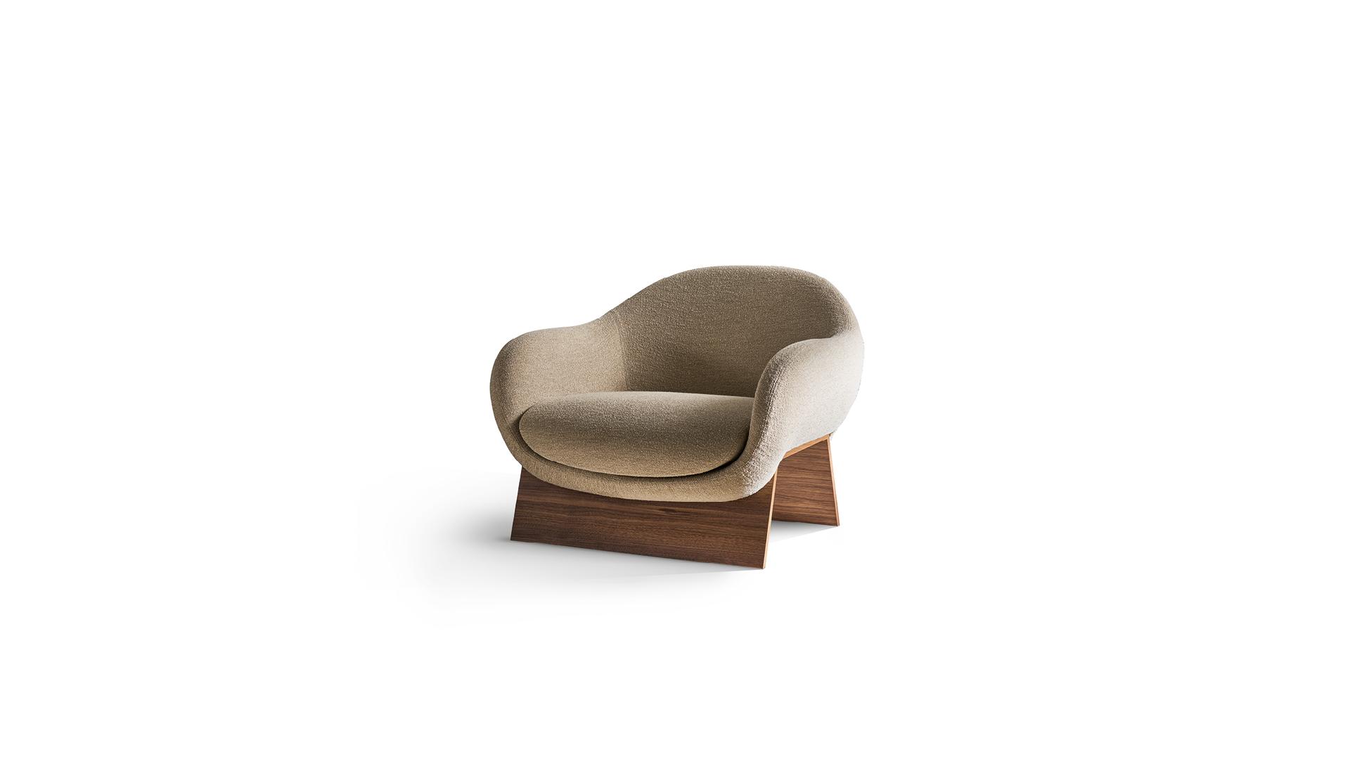 Boolean armchair