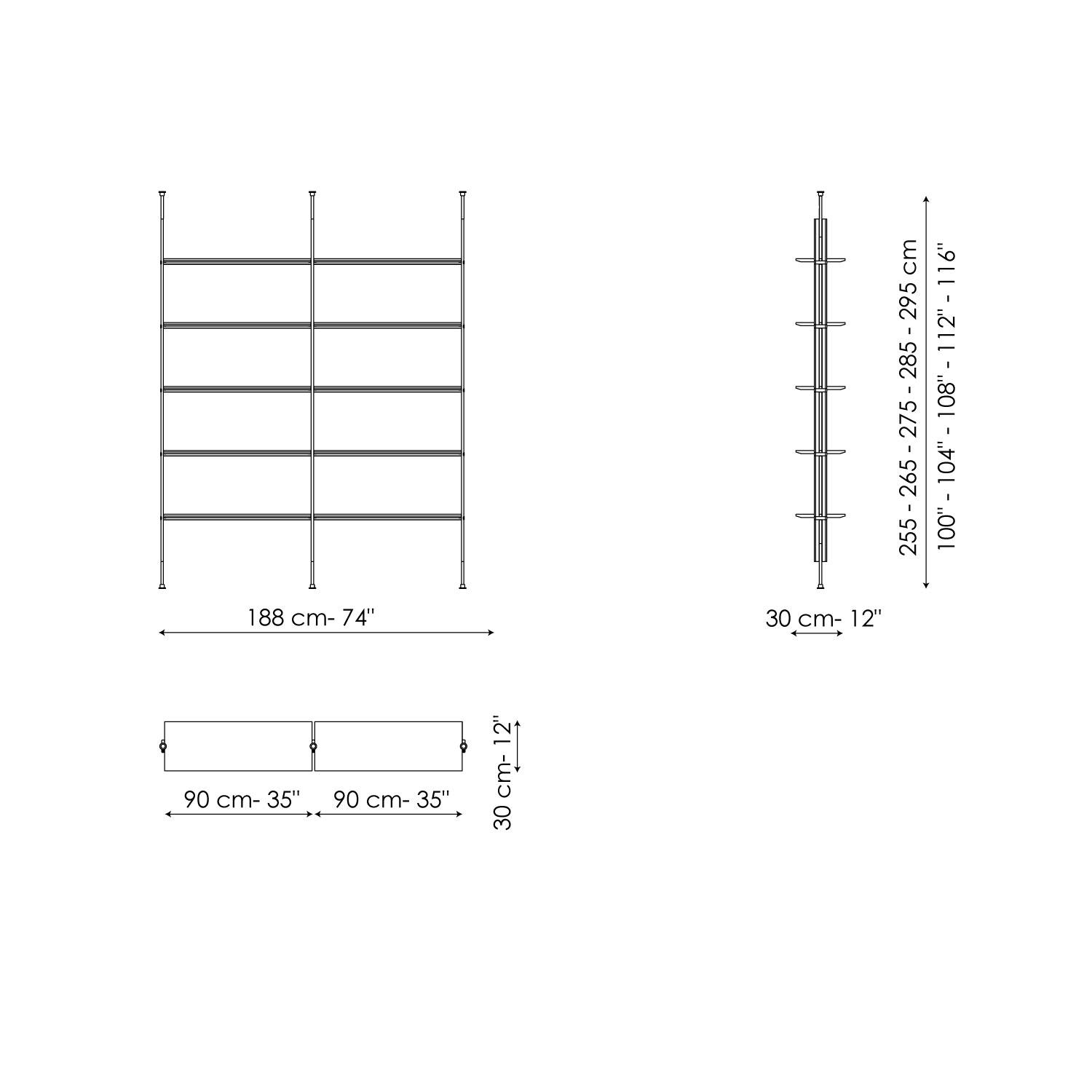 Ceiling fixing 2 modules