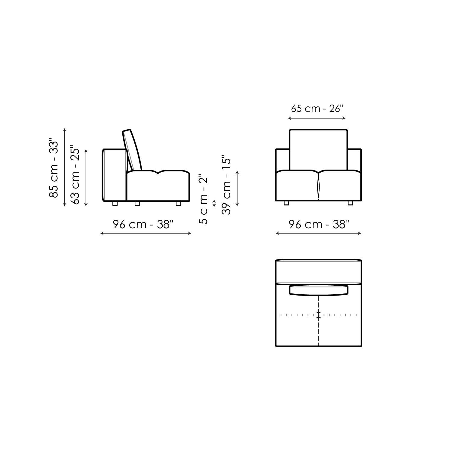 Center section 96x96