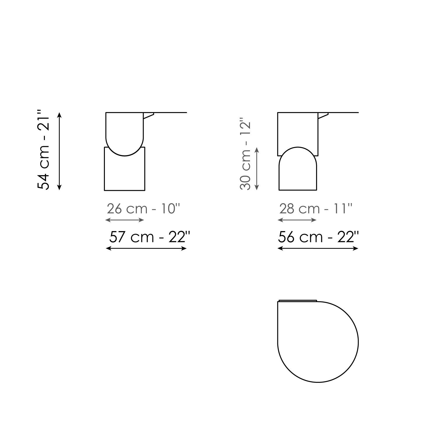 Vague coffee table high