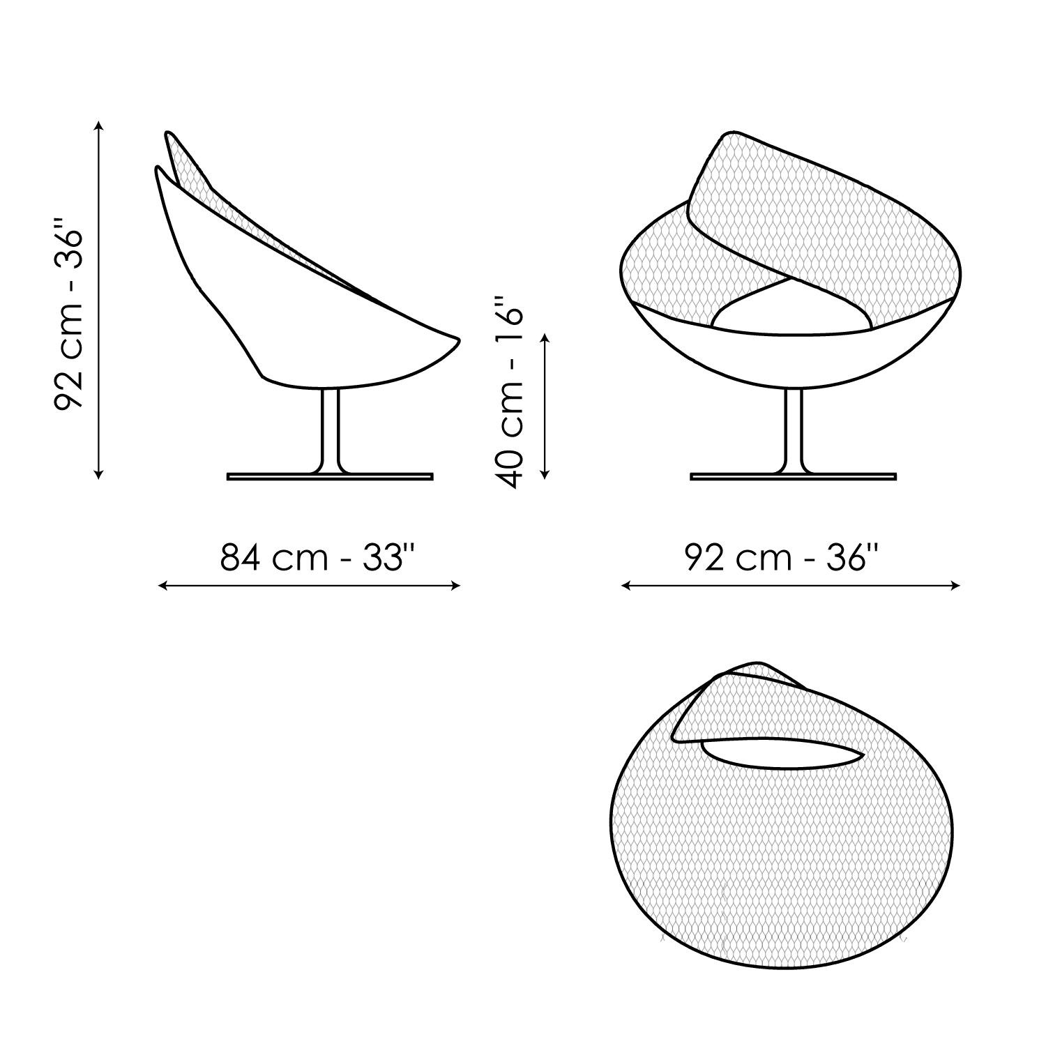Lock ego swivel base