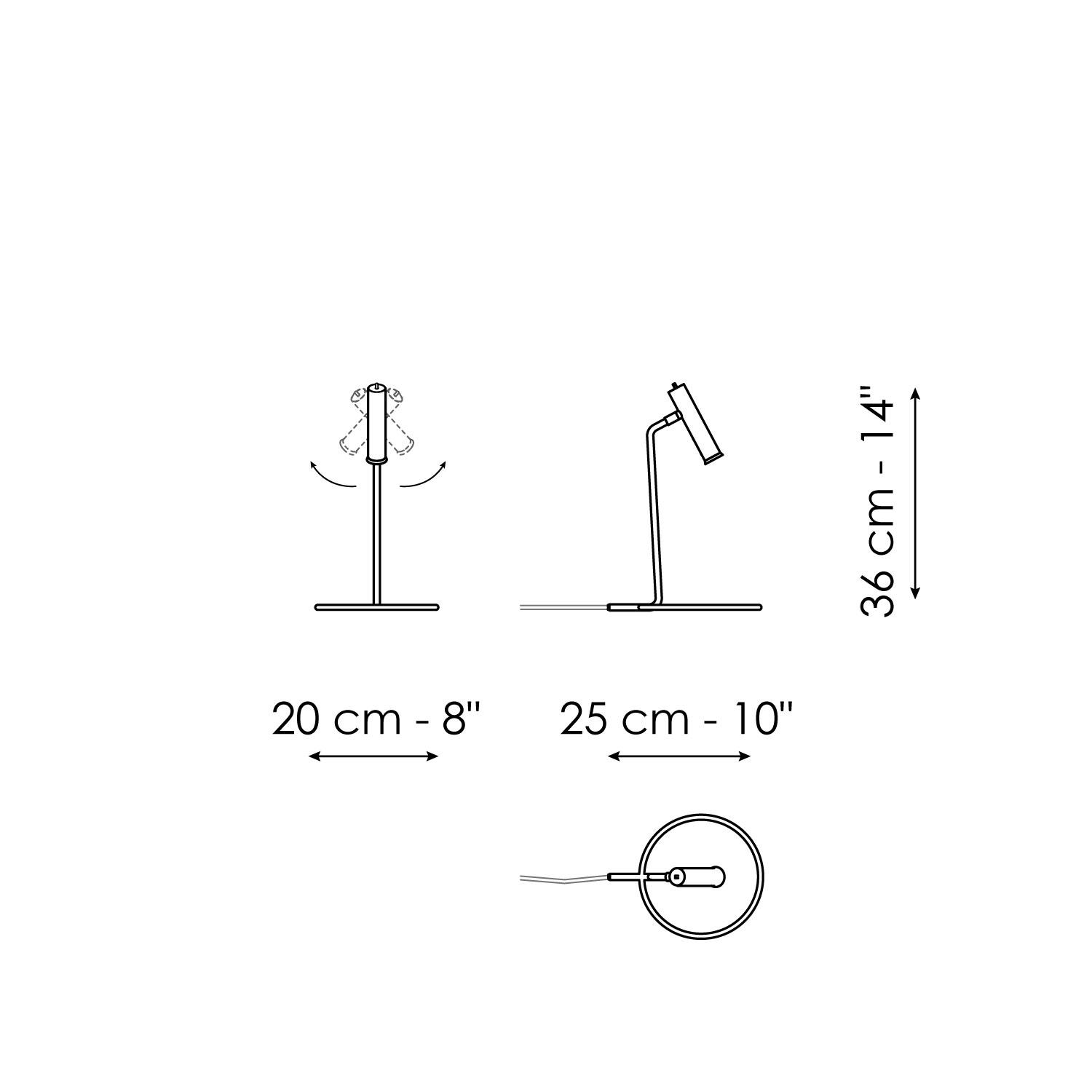 Kleine Tischlampe
