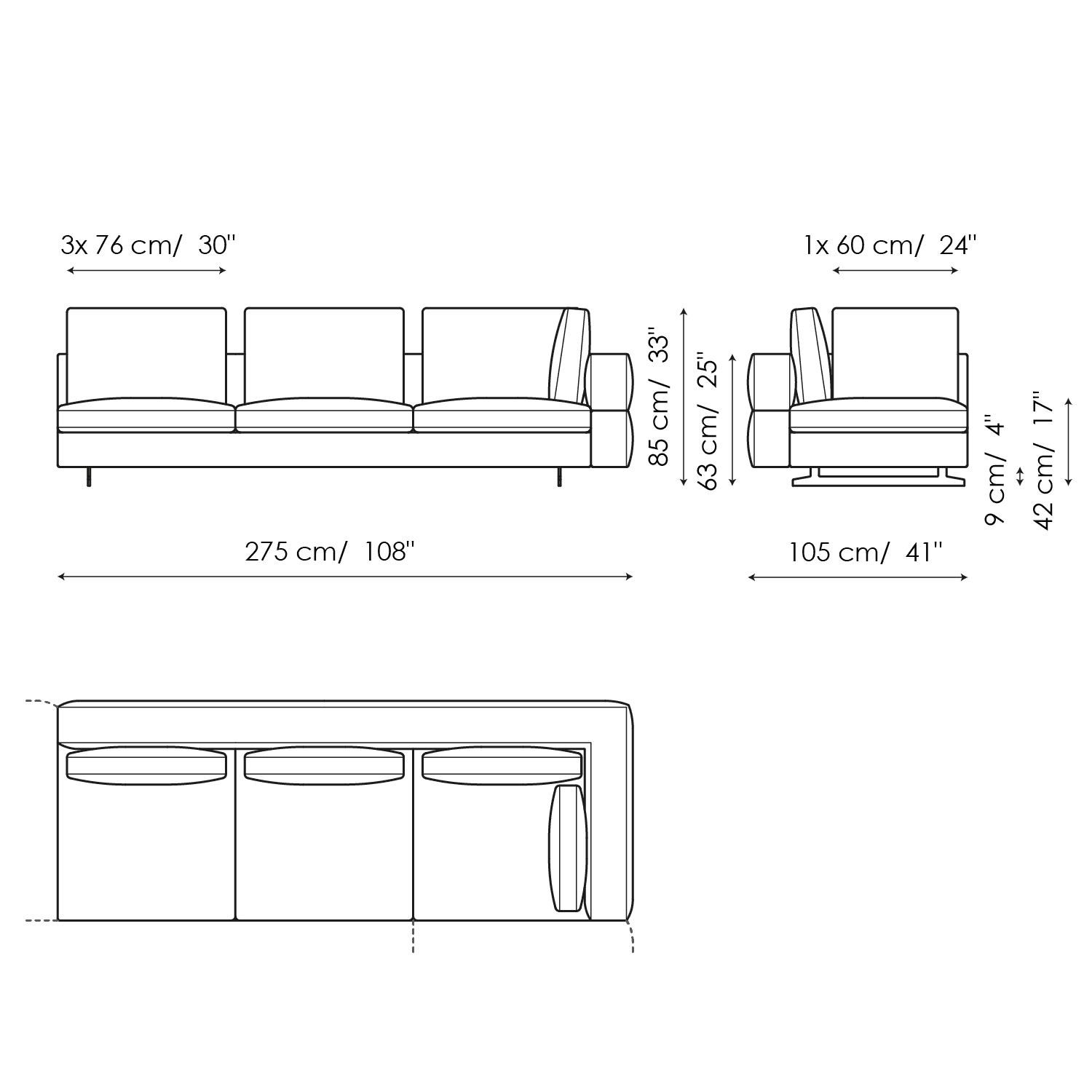 Terminale angolare 275