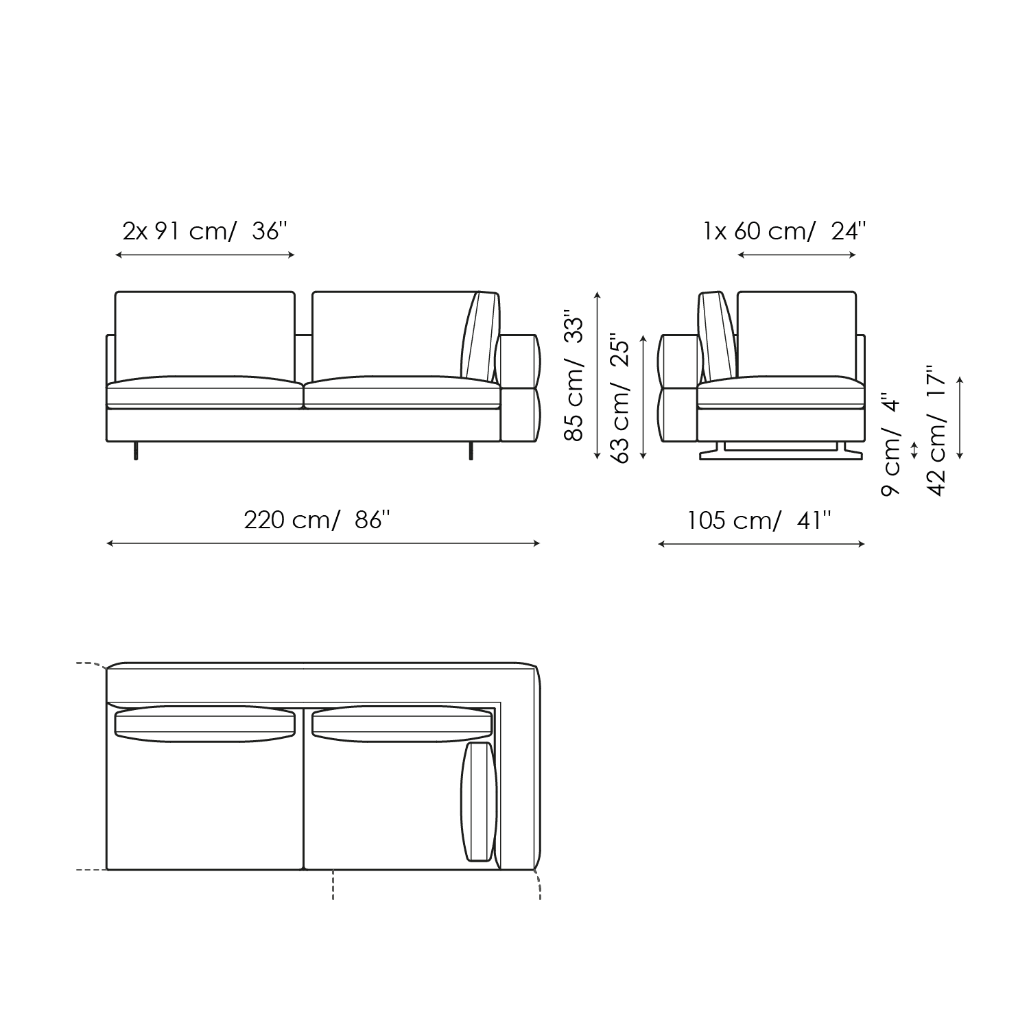 Terminale angolare 220