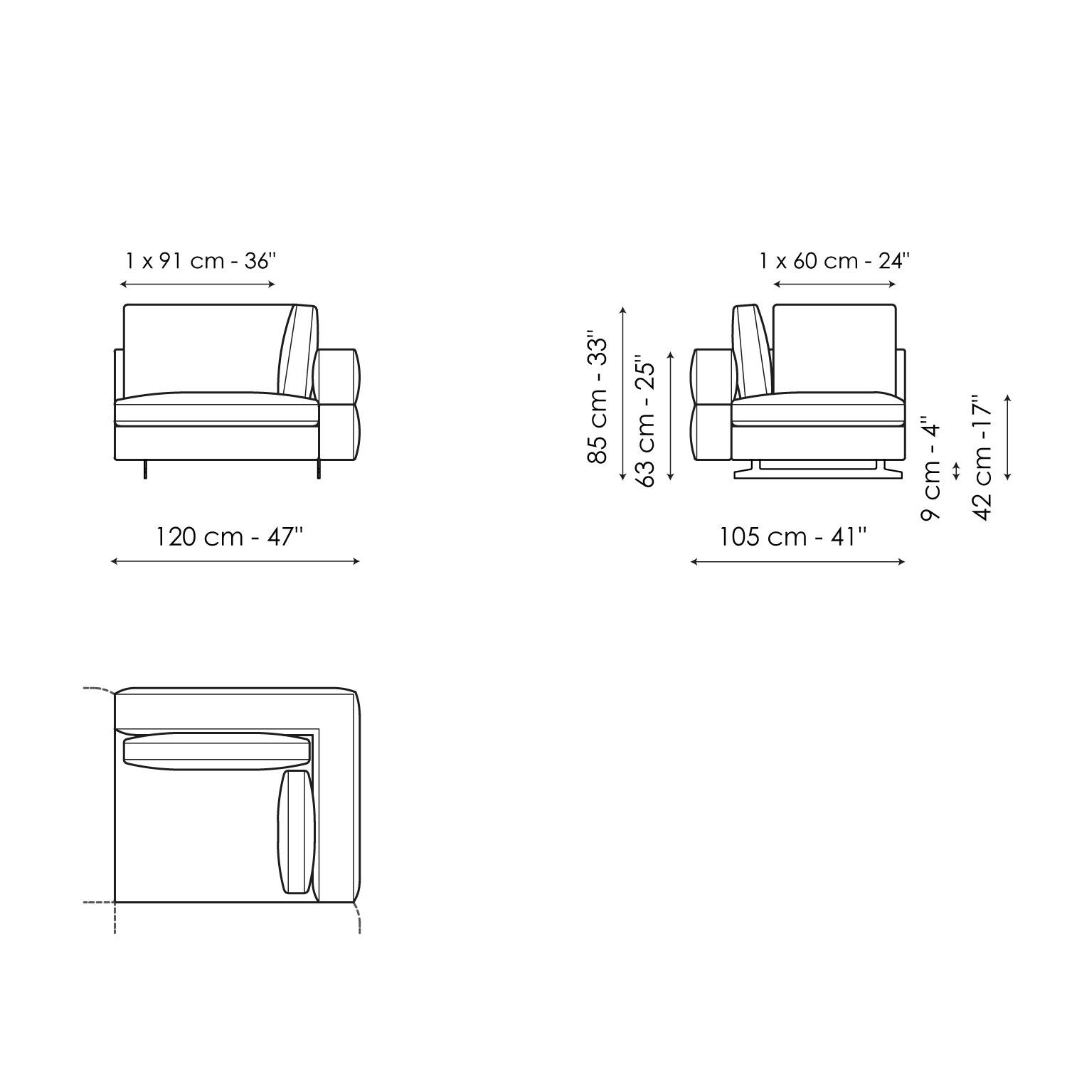 Terminale angolare 120