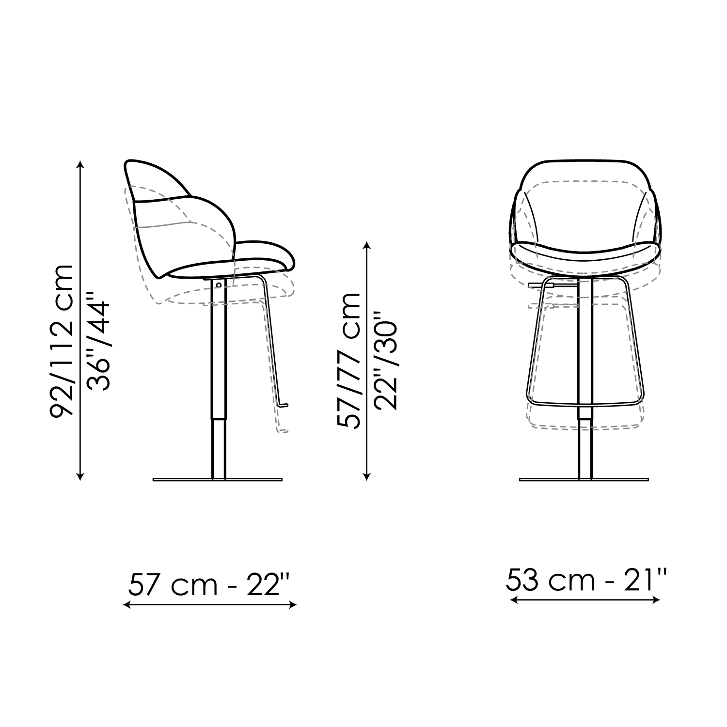 My way too - swivel base