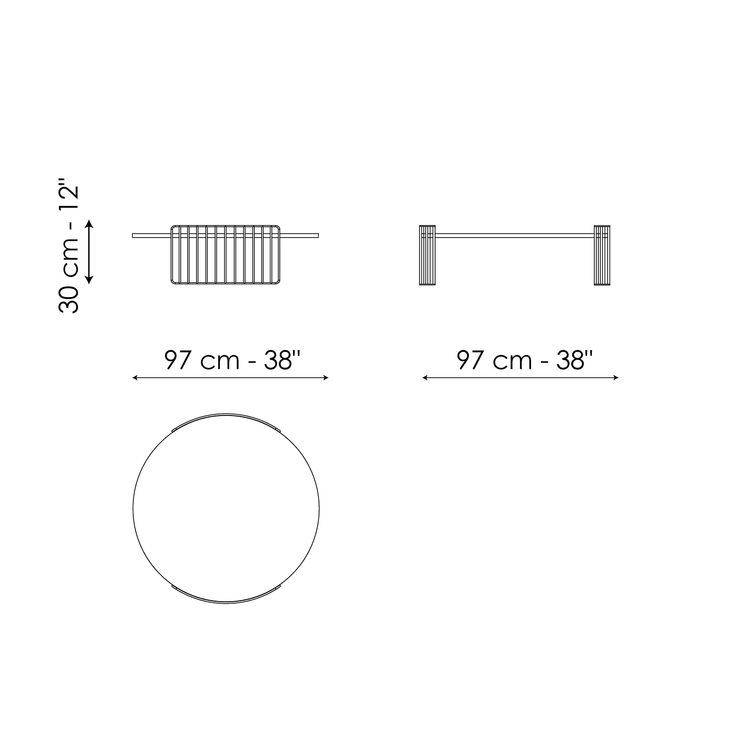 Harpe Ø97 x H 30