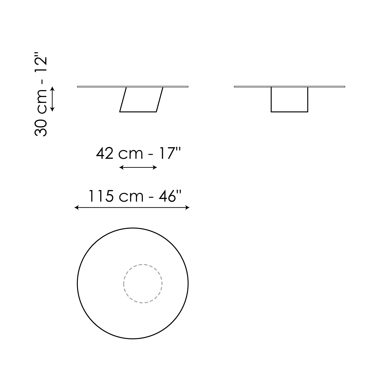 Pisa Ø115 - version with top