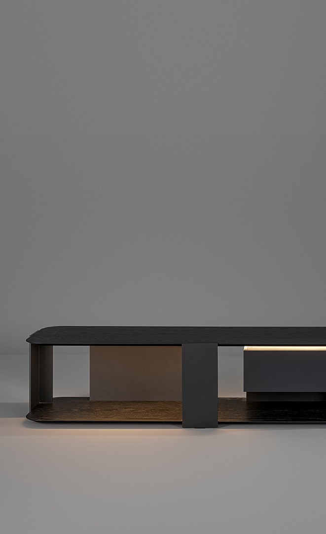 Paddle TV stand, Paddle TV stand light