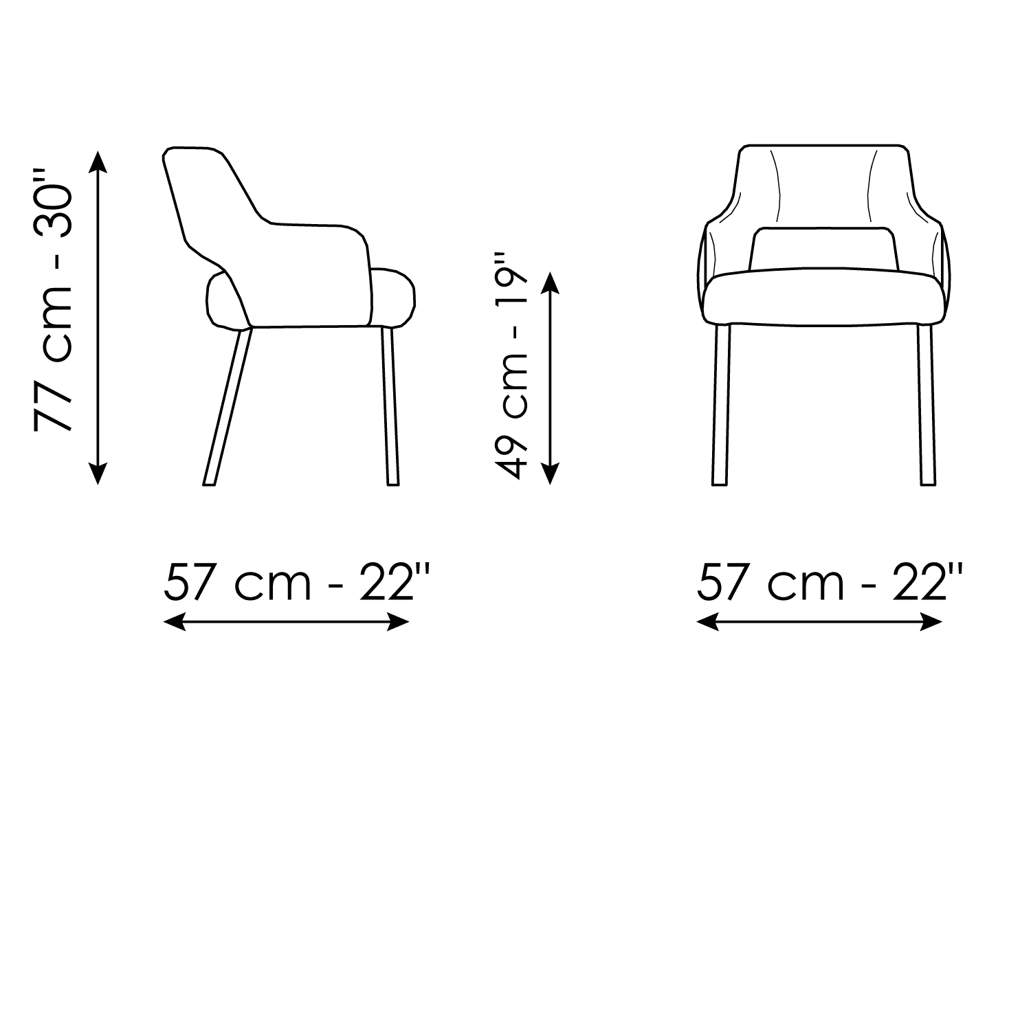 Miss Mask - metal legs