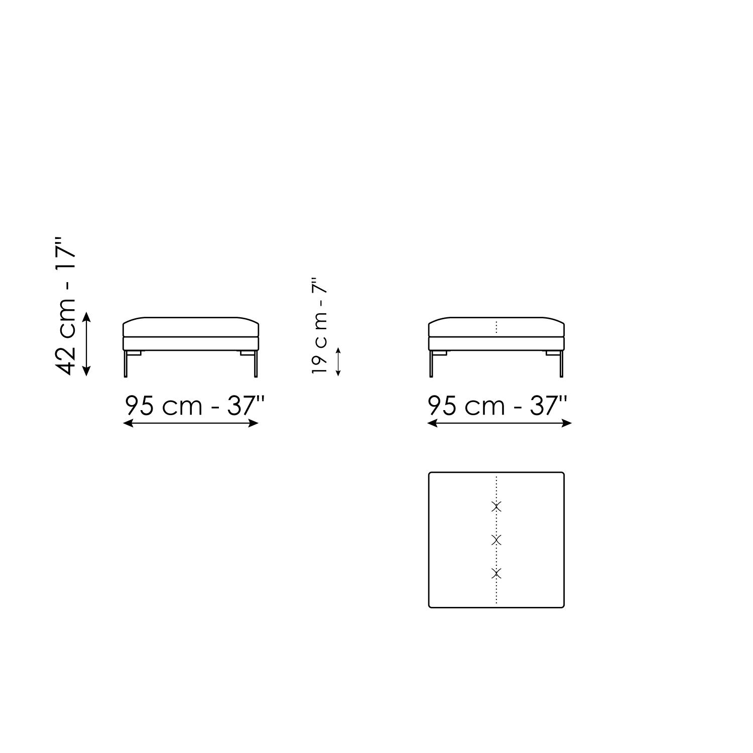 Pouf 95 x 95