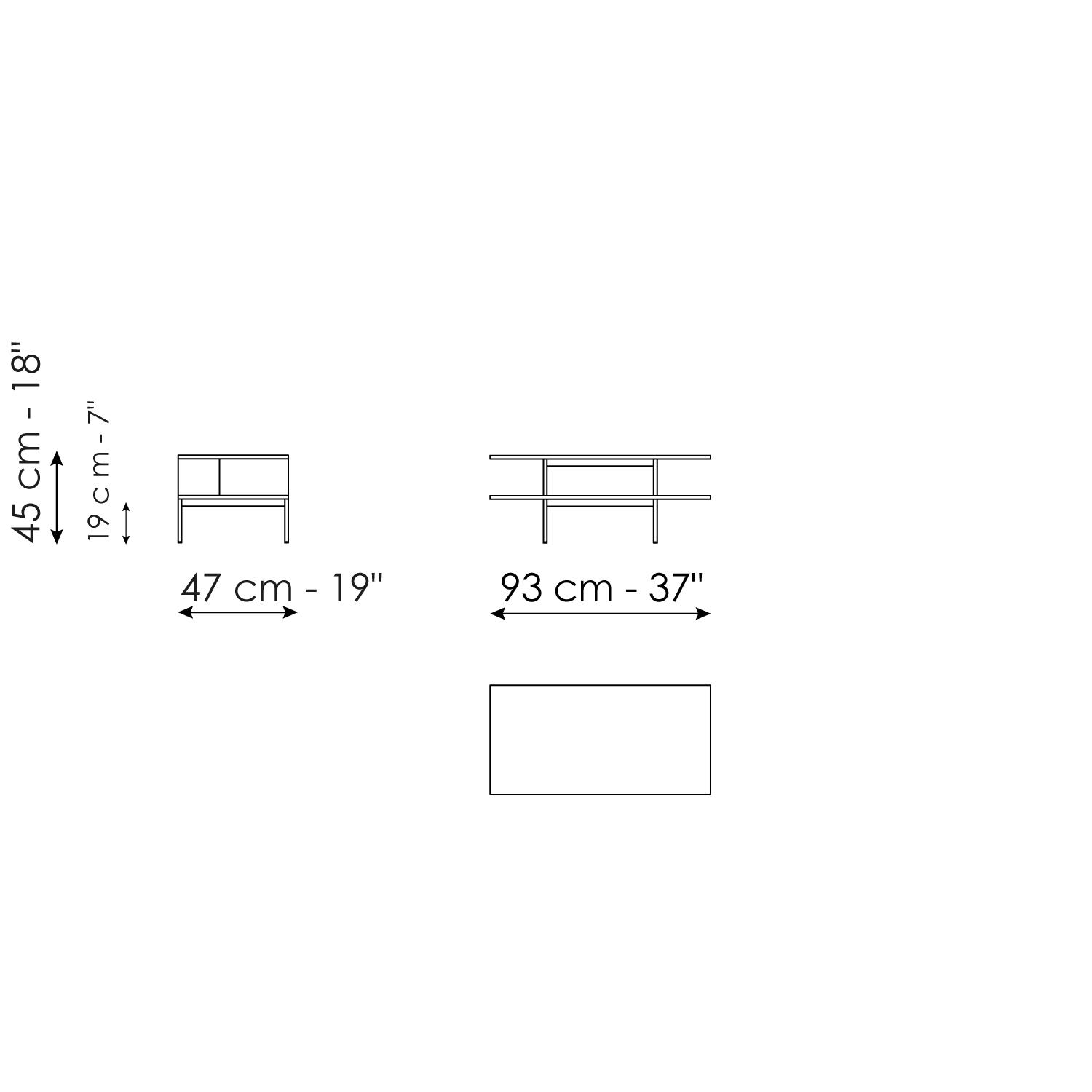 Coffe table 93 x 47