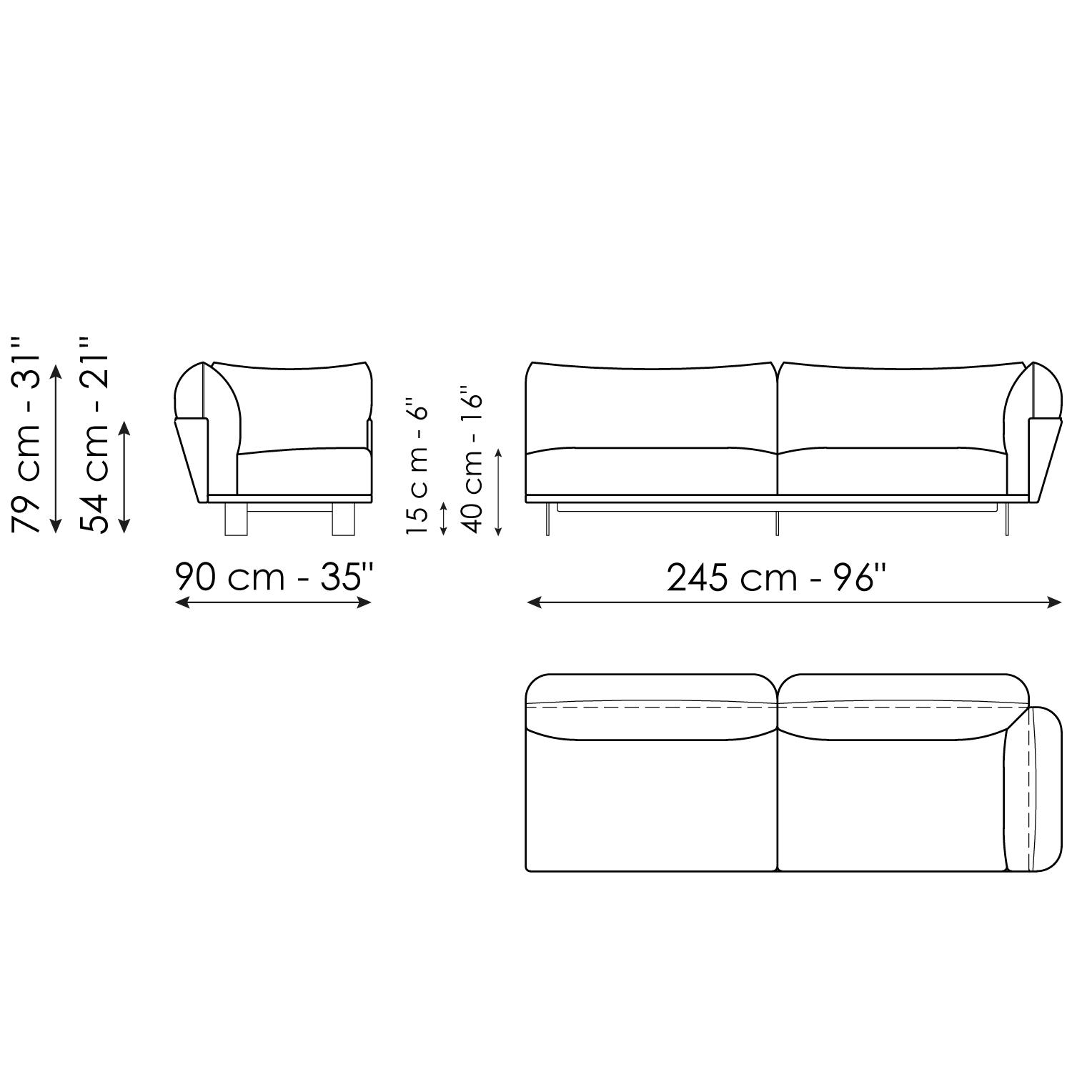 Sofa Endteil 245
