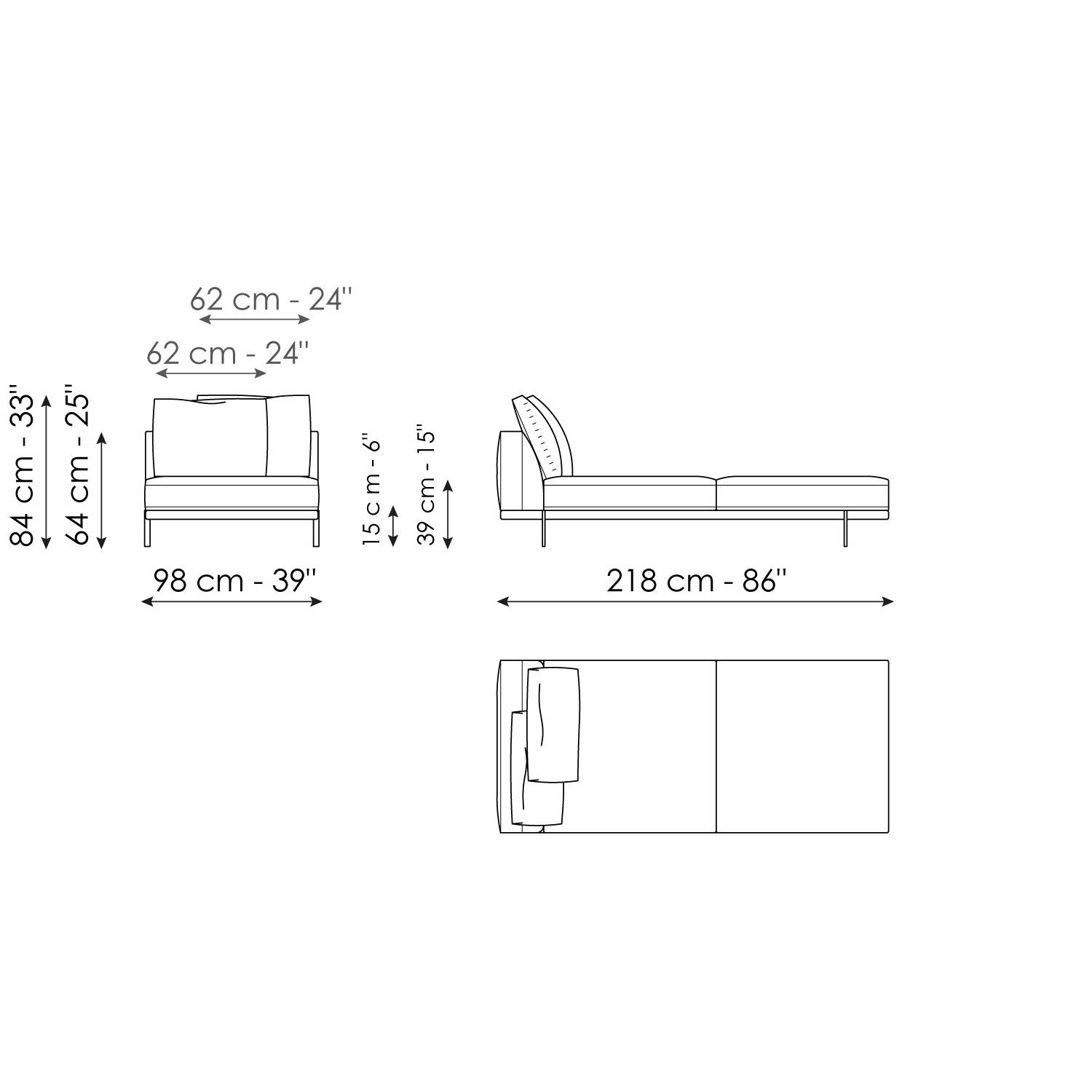 Chaise large
