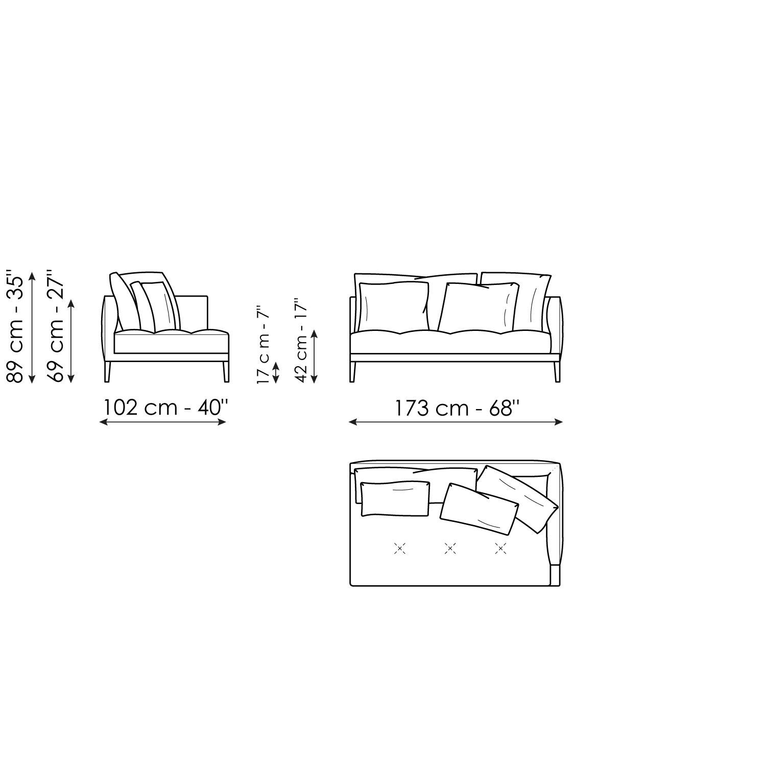 End section sofa 173